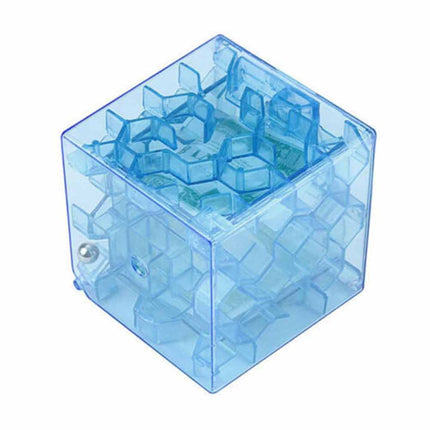 2X 3D Cube Puzzle Money Maze Bank Saving Coin Collection Case Box Fun Brain Game