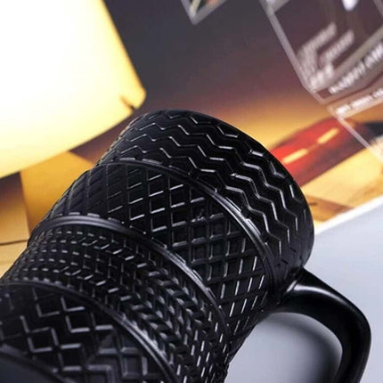 500ML Large Ceramic Tyre Tire Mug Tea Coffee Gift for Birthday Christmas