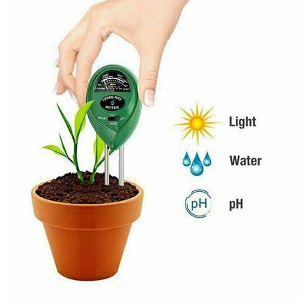 3 in 1 Soil PH Tester Moisture Sunlight Light Test Meter for Garden Plant Lawn