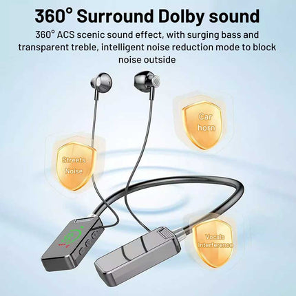 Wireless Bluetooth Neckband in ear karaoke Monitoring Headphones Living Headset