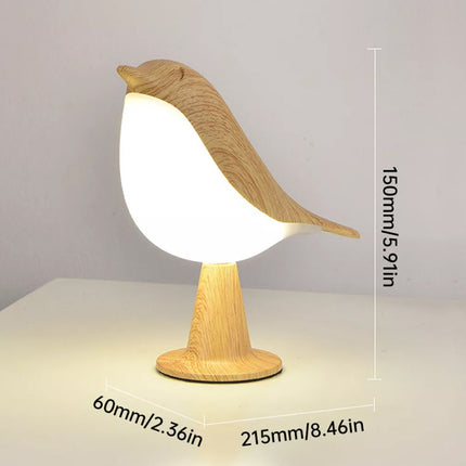 2 in 1 Bird Diffuser Lamp Cordless USB LED Table Touch Sensor Bedside Desk Light