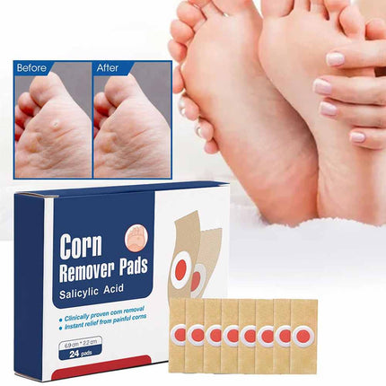 Corn Pads for Toes 24pcs Gentle Callus Removal Toes and Feet Adhesive
