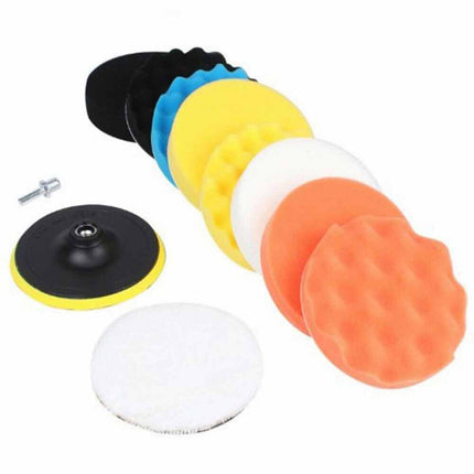 22pcs Buffing Waxing Polishing Sponge Pads Kit Set For Car Polisher Clean Drill