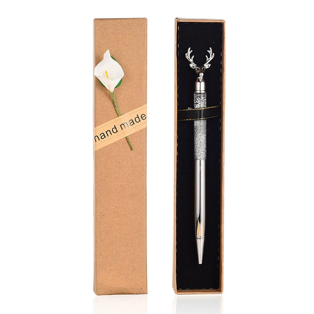 Christmas Novelty Pen Gift Set – Silver, Boxed Ideal Gift for Him