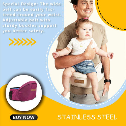 Baby Carrier Waist Stool Walkers Sling Hold Waist Belt Backpack Infant Hip Seat