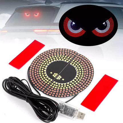2PC Led Eyes for Car Window Truck Dynamic Eye Lamp Devil Eyes for Car Windows