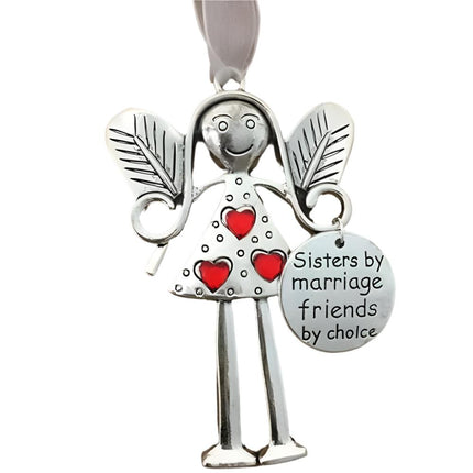 Crazy Beautiful Friends Forever-Angel Ornament,Friend Christmas Angel Ornament