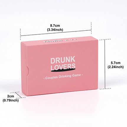 Drunk Lovers Couples Drinking Game – Fun Card Deck Gift for Adults