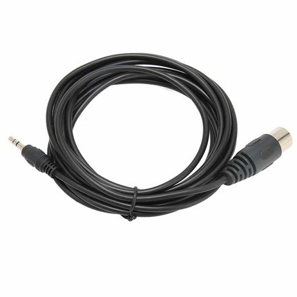 7 Pin DIN MIDI Male to 3.5mm Stereo Male Audio Cable, Plug & Play HiFi Replacement Cord 1.5M