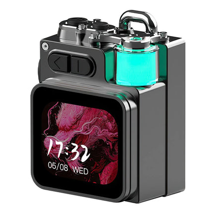Outdoor Wireless Bluetooth Mini Speaker with Alarm Clock & RGB Ambient Lamp Display