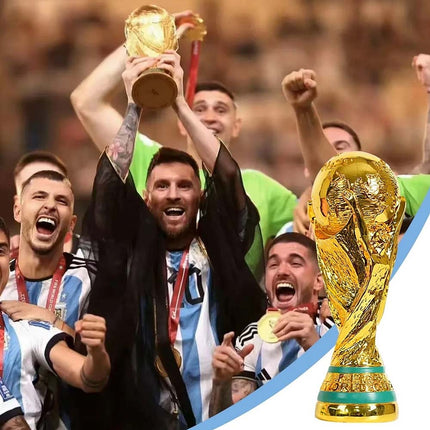 2026 World Cup Golden Football Trophy Resin Ornament Ideal Gift for England Football Fans