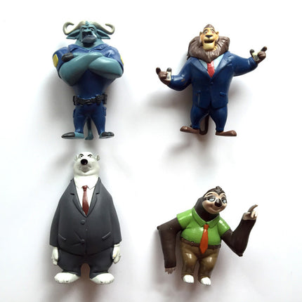 12pcs Cartoon Character Mini Doll Toys, Cuddly Figure Set, PVC Stuffed Toy Figures, Small Collectible Dolls