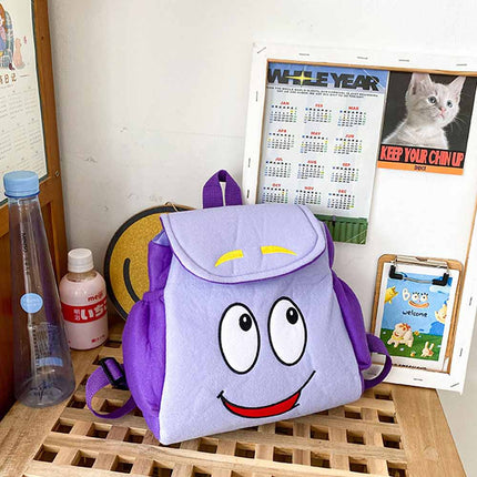 Dora Explorer Backpack Rescue Bag with Map Toys Purple Kids Girl Boys Gift