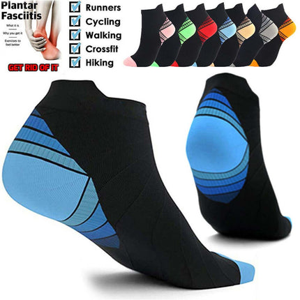 6 Pairs Foot Sleeve Plantar Fasciitis Compression Socks Achy Swelling Heel Ankle