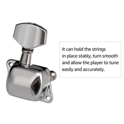 6x Guitar Tuning Pegs String Tuners Machine Heads Acoustic Electric Guitar Parts 3L3R