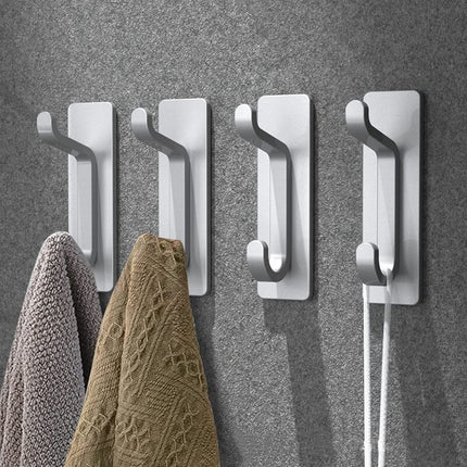 Self Adhesive Hooks Sticky Extra Strong Hanging up to 6KG Metal Heavy Duty