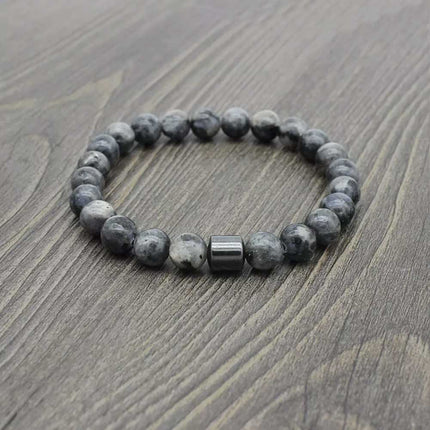 Triple Protection Cessation Bracelets 8MM Magnet Anti Smoke Bracelet Gift