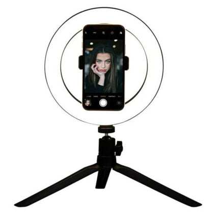 8"/10"LED Selfie Ring Light with Tripod Stand and Phone Holder For Live Vlogging