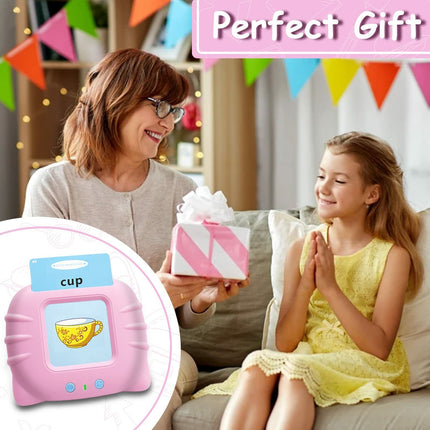 Educational Talking Flash Cards Learning Words with Sound Effect Kids Toys Gift