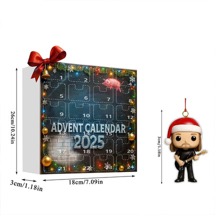 2025 60th Anniversary 24-Day Christmas Advent Calendar - Pendant & Toy Countdown Xmas Gift 2D