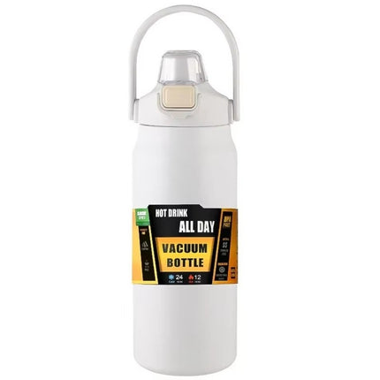 Outdoor Thermos Portable Stainless Steel Cold Hot Sport Water Bottle 1/1.2/1.5L