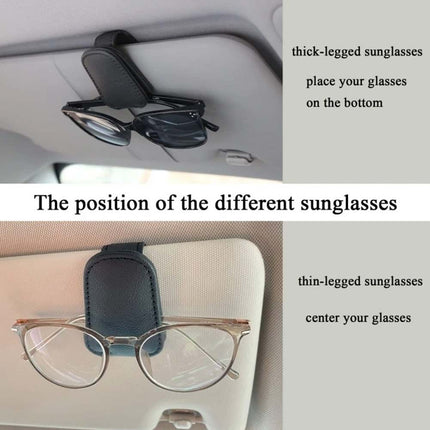 Universal Car Sunglasses Holder Clip Sun Visor Glasses Organizer for Cars Trucks