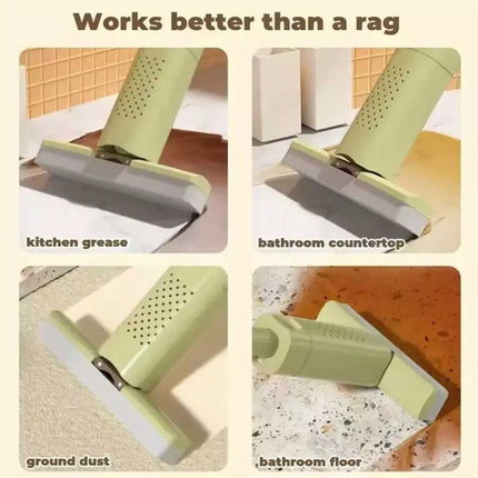 Foldable Hand-Washable Mini Mop, Portable Self-Wringing Small Mop For Kitchen