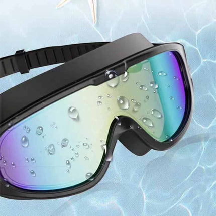 Adjustable Kids Anti-Fog Swimming Goggles, Pool Swim Glasses for Boys & Girls, Black