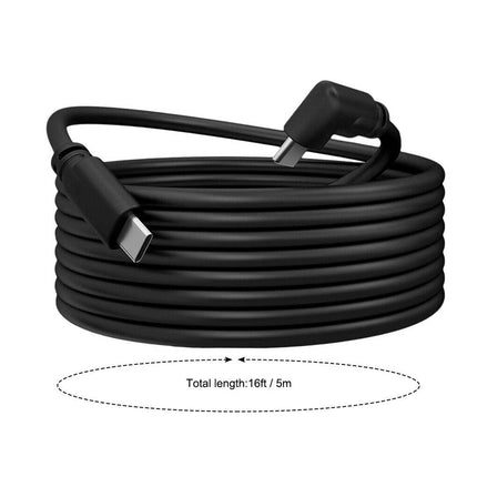 For Oculus Quest/Quest 2 VR Headset Link Cable USB-C USB 3.0 5Gbps Charging Cord