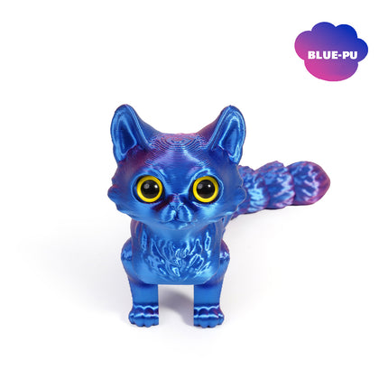 16CM Articulated Joints 3D Printed Cat Toys PLA Fidget Toy New Cat Figurine Gift