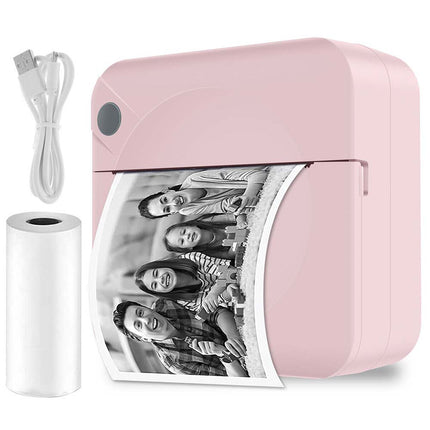 Mini Pocket Printer Bluetooth Wireless Thermal Printer Printing Paper Inkless