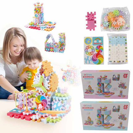 Electric Gear Building Block Toys gift for Kids