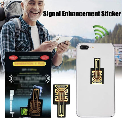New Universal Cell Phone Signal Booster Sticker Portable Antenna Signal Enhancer