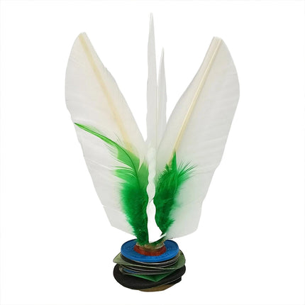 5PCS Goose Feather Kick Shuttlecock, Jianzi Foot Sports Shuttlecock 16CM