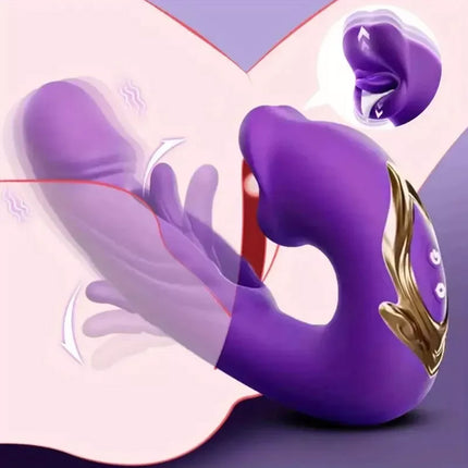 Flapping Tapping Vibrator Dildo G Spot Vibrator Clit Sucking Sex Toys for Women