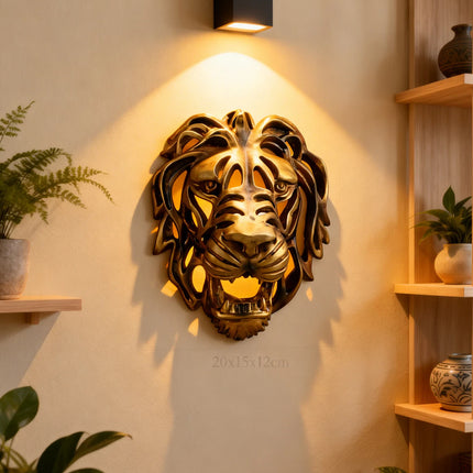 Outdoor Lion Sculptures Wall Art Garden Ornaments Home Decor Accessories Artwork