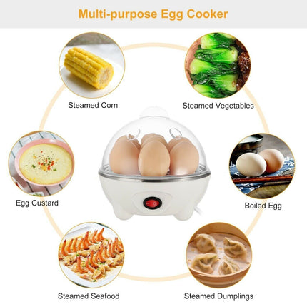 Electric Soft Hard Egg Boiler Bowl  Poacher Steamer Noise Free Cooker AU Plug