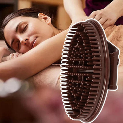 2 Pcs Meridian Pressure Massage Brush - For Back, Legs & Arms Body Massage