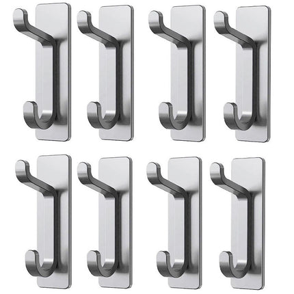 Self Adhesive Hooks Sticky Extra Strong Hanging up to 6KG Metal Heavy Duty