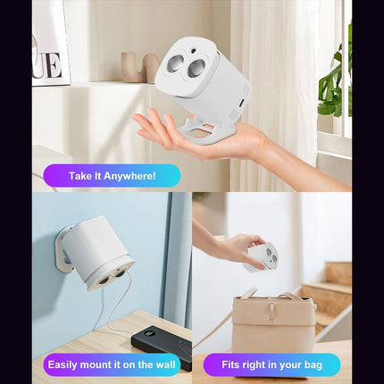 Smart Nebula Galaxy Projector LED Star Night Light - Ceiling & Wall Projection Lamp for Bedroom Decor