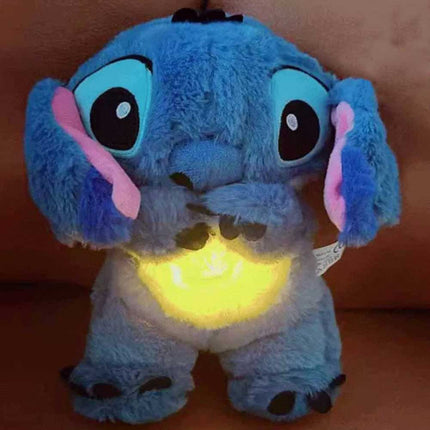 Stitch Breathing Musical Soothing Doll Sleep Toys Anxiety Relief Plush Toy Gift