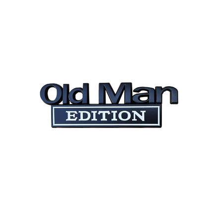 2pcs Old Man Edition 3D Emblem Sticker Badge Fender Decals Car Truck Door