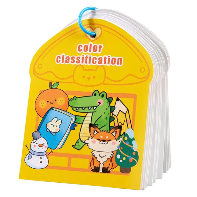 Montessori Education Color Classification Matching Book for Early Childhood Education Learning Tools