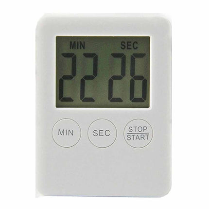 Large LCD Digital Kitchen Timer，Magnetic Count Up & Down Clock with Loud Alarm