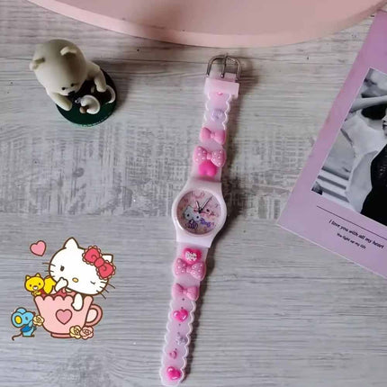 Cartoon Design Kids Watch Adorable Timepiece for Little Girls