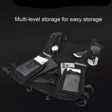 Cycling Running Vest Reflective Hydration Vest Lightweight Hydration Backpack