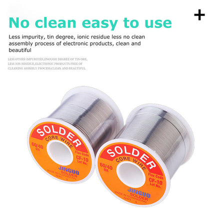 100g 0.5/1/1.5/2mm  Tin Lead Rosin Core 2% Flux Solder Soldering Wire 60/40 Reel