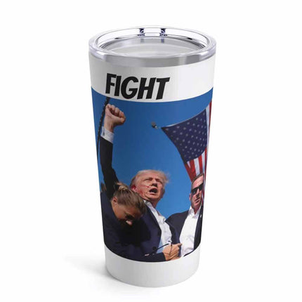 Tumbler 20oz-trump fight
shot Insulated car cup