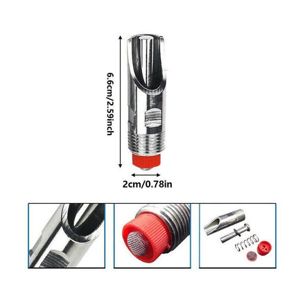 5x Automat Animal Pet Pig Drinking Water Stainless Steel Nipple Drinker Tool