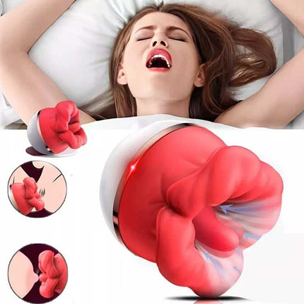 Tongue Licking Vibrator Female Clit G-spot Stimulator Sucking for Women Sex Toys